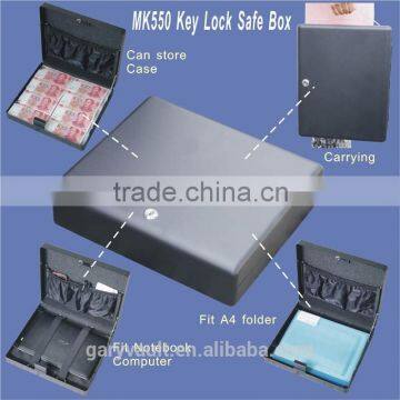 MK 550 Microvault Key Lock Car Gun Pistol Steel Portablel Storage Safe Box (Ipad Box),A4 File Box photo-2