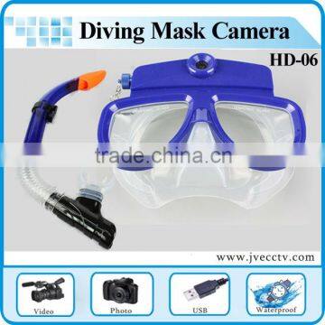 Underwater 30 meters HD Sports Diving Mask Camera DVR JVE-HD06