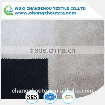 100%polyester Microfiber With Bronzing and Bonding for Sofa