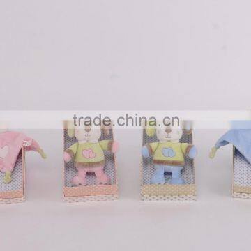 baby toy rabbit comforter