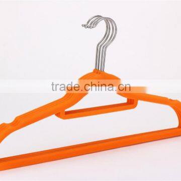 Standby Velvet Flocked Clothes Hangers and Racks With Notches photo-2