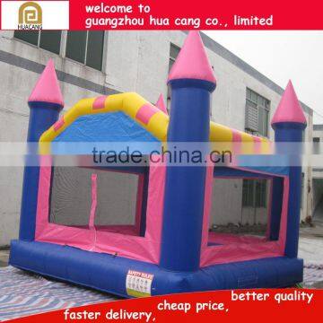 Pink Color Castle Outdoor Trampoline Bouncer for Fun photo-4