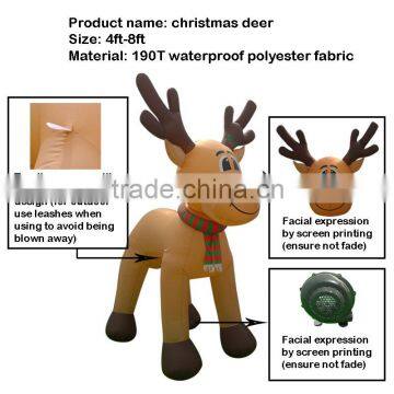 DJ-111 8FT Deer Blower for Christmas Inflatable Lighting Flower Chain Part Decoration photo-2