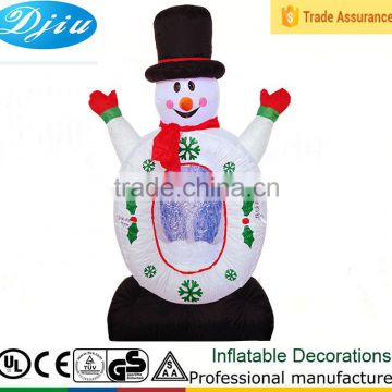 DJ-XT-31 inflatable snowman snowing types of outdoor advertisement cheap sale