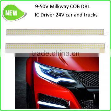 Car LED Projector Headlight DOT Approved Round Head Light With DRL and Bright White photo-2