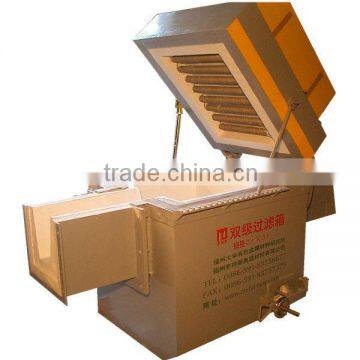 APF Double Stage 23" Ceramic Foam Filter Aluminium Purification Filter Box