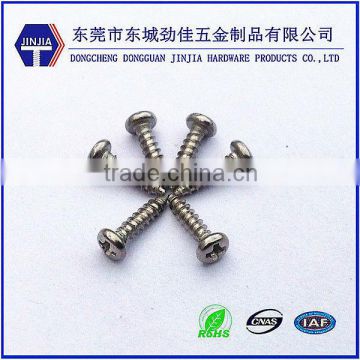 Dongguan screw on wholesale with pan head cross drive