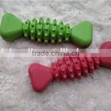 Rubber Ball Chew Treat Pet Dog Puppy Doggy Toy Training Play