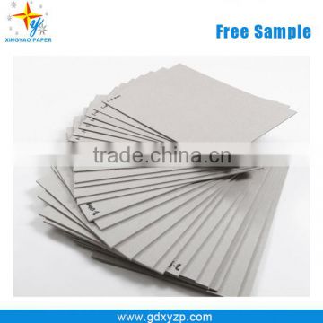 Laminated Grey Cardboard Non Corrugated Recycled Pulp Cardboard 300gsm