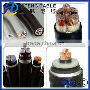 3x185mm Copper conductor pvc insulation ,pvc jacket cable