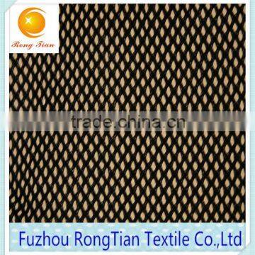 China suppliers sale polyester black four angular lining mesh fabric