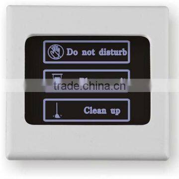Touch Screen Do-Not-Disturb Switch With Clean-up/waiting Indicators