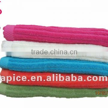 solid jacquard bath towel cotton