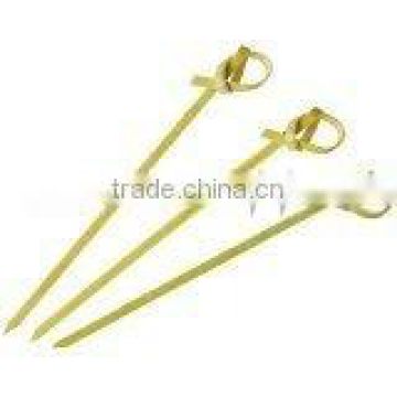 Decorative Knotted bamboo stick / Knotted bamboo skewer / Knotted bamboo pick