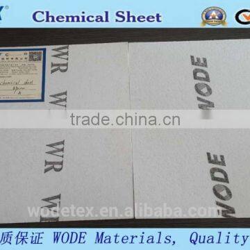 chemical sheet for shoe materials