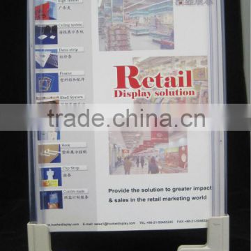 retail accessories-plastic sign holder with magnetic base