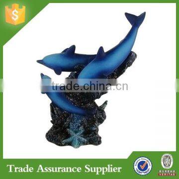 Top Handmade Resin Cute Souvenir Dolphine Statues