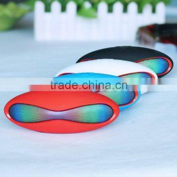 2016 New Products in China Pusle Led Light Portable Colorful Wireless Speaker Bluetooth for Iphone 6 photo-2