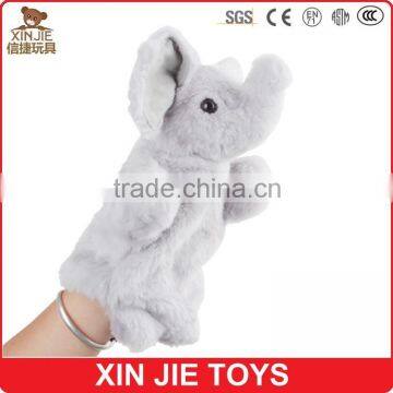 elephant hand puppet eco-friendly material wild animal hand puppet cheap hand puppet