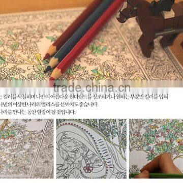 2015 Wholesale New Arrive Hand-painted Secret Garden Series Alice in Wonderland Adult Coloring Books photo-4