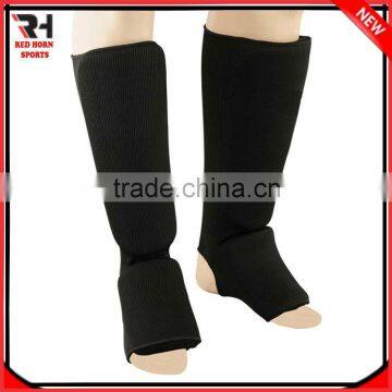 Elastic Shin Instep Guard - Cotton Knitted - MMA Boxing Training