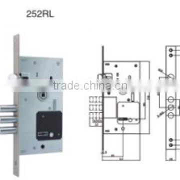 east europe leaf keys mortise lock body