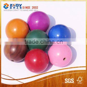 Large wooden beads with hole chinese cherry wood beads