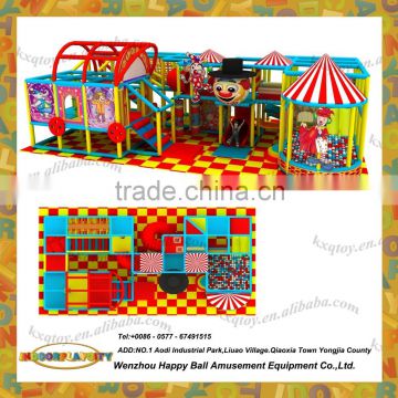 Funny Clown Carnival soft Indoor Playground Equipment