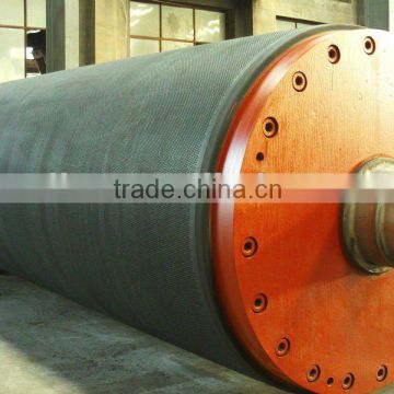 blind drilled press roll for paper machine