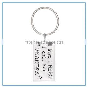 I Have a Hero Key Chain Stainless Steel New Design