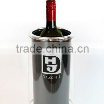 Plastic Double Layer Champagne Ice Bucket/Cooler/Holder