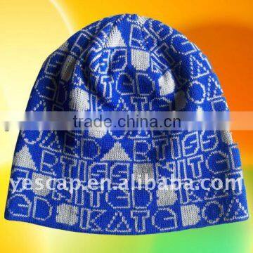 100% Acrylic Knitted Beanie Hat as Your Design