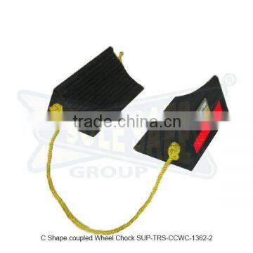 C Shape Coupled Wheel Chock ( SUP-TRS-CCWC-1362-2 )