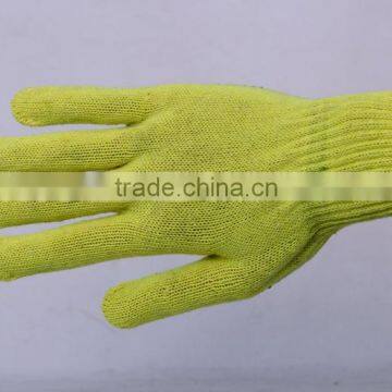 High quality pvc dotted cotton glove