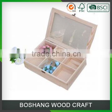 Wholesale 100% Natural Wood Handmade Trinket Box