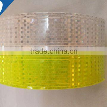 wholesale Fluorescent tape reflective yellow white color