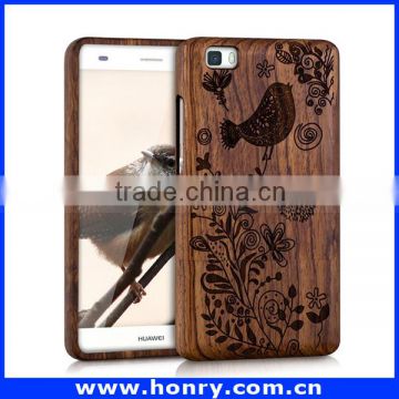 Ultra Thin Wooden Case ,Back Cover Case For Huawei P8 Lite