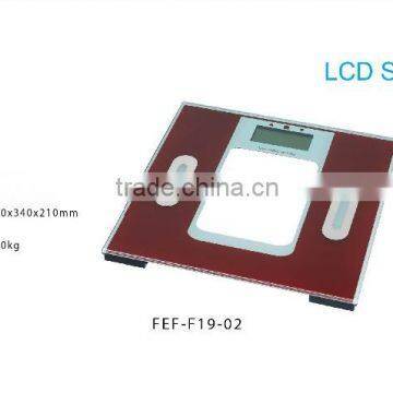 Digital Body Fat scale Analyzer BMI with 6mm Tempered Glass, Touch Button,BMI,MAX 180KG