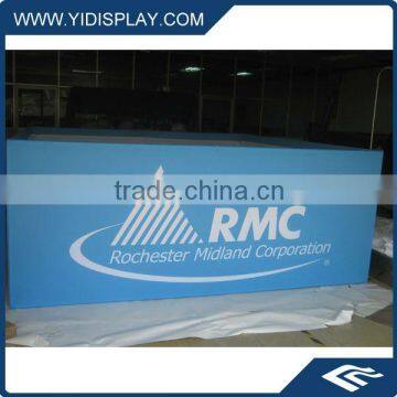 12ft Square Tension Fabric Graphic hanging signs displays