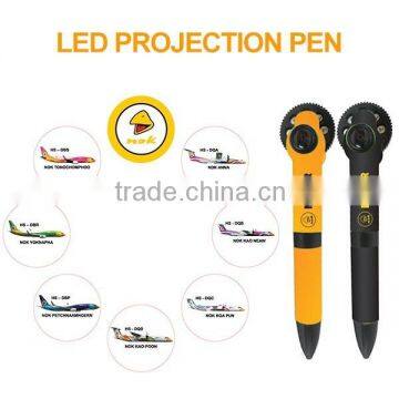 best promotional gift led logo projector pen