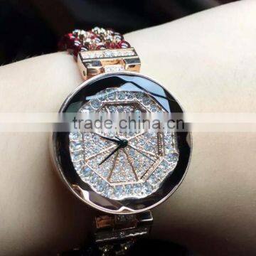 Factory Wholesale Hot Fashion Cai Bao Jewelry 925 Silver Inlaid Natural Garnet Watch Bracelet Female photo-2