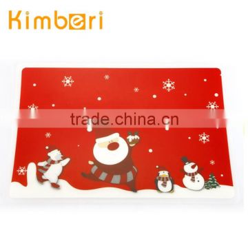 wholesale FDA/LFGB food grade christmas pattern baking plastic mat