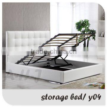 Home Furniture Prado Gas Lift Ottoman faux leather Storage Bed                        
                                                Quality Choice