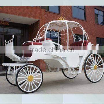 High quality royal European style vintage royal horse pumpkin carriage wedding party shopping mall decoration