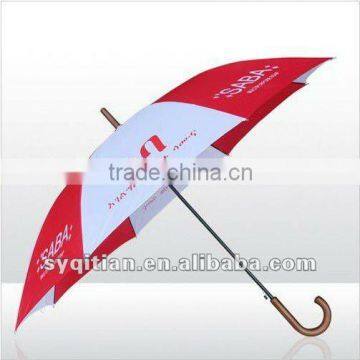 good quality J handle straight umbrella