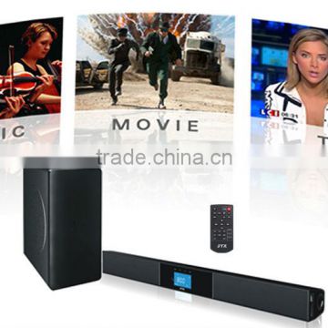 WALL MOUNTING FACTORY PRICE POWERED BLUETOOTH SOUND BAR/ SOUNDBAR SPEAKER FOR HOME THEATER