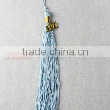 Children Graduation Tassel Charms Single Color Sky Blue