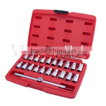 21 PCS Oil Drain Plug Socket, Lubricating and Oil Filter Tool of Auto Repair Tools