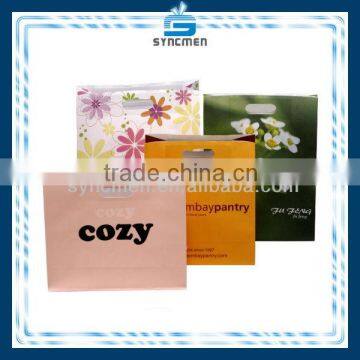 Different Types Die Cut decorative&quality paper bag