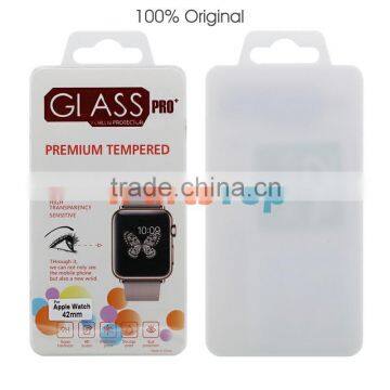 Factory Whosale For Apple Watch 42MM 38MM Tempered Glass Grade A With Retail Packing Box